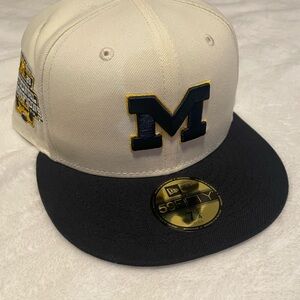 New Era Gray Cap with Black Brim